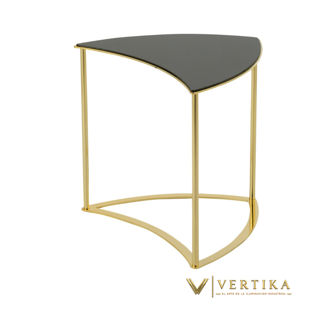 Conjunto de Mesas Auxiliares "Tornado" (6 Piezas) – Elegancia Geométrica y Versatilidad